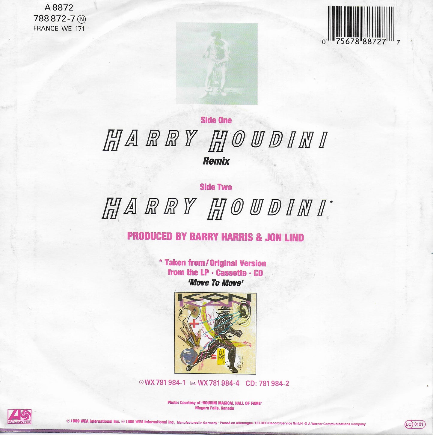 Kon Kan - Harry Houdini