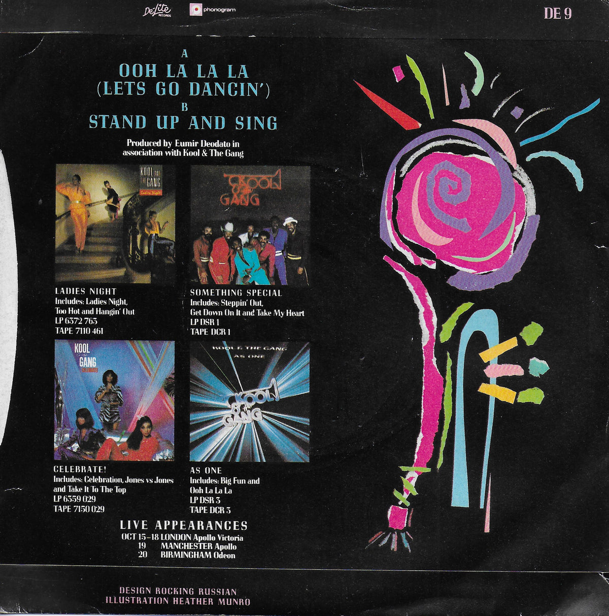 Kool & the Gang - Ooh la la la (let's go dancin') (Engelse uitgave)