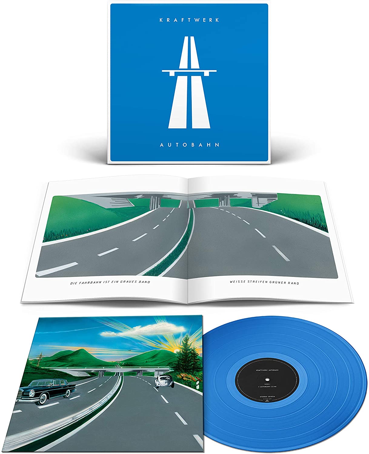 Kraftwerk - Autobahn (Limited edition, blue vinyl) (LP)