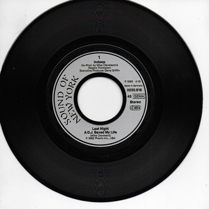 Indeep - Last night a d.j. saved my life (Duitse uitgave)