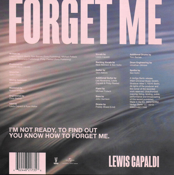 Lewis Capaldi - Forget me