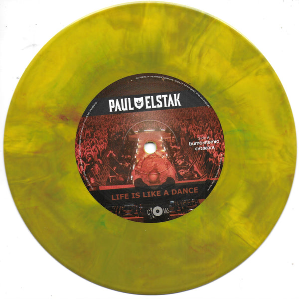Paul Elstak - Life is like a dance / The promised land (Limited yellow marbled vinyl)