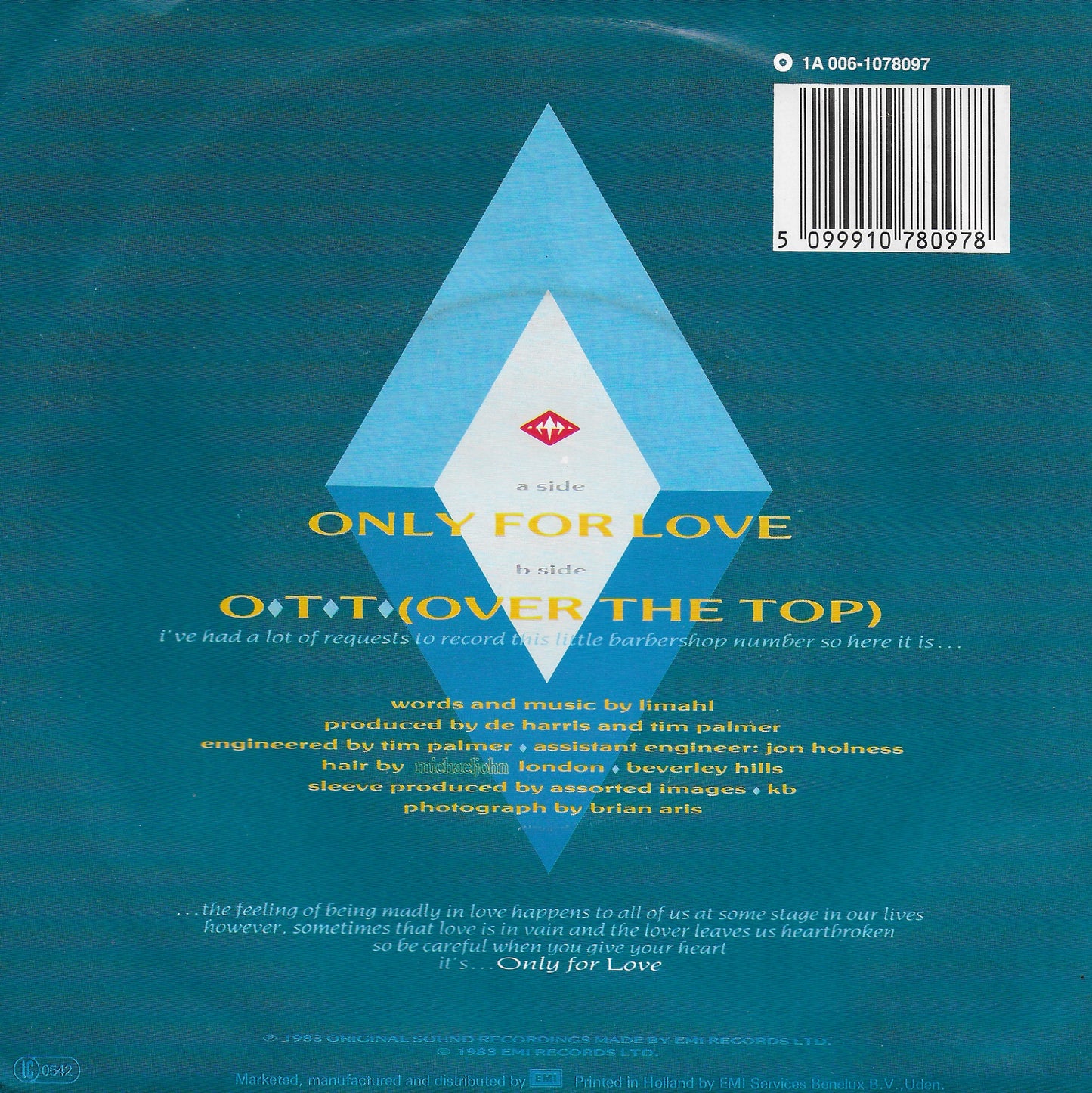 Limahl - Only for love