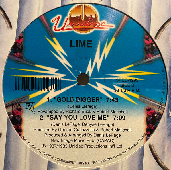 Lime - Unexpected lovers (12" Maxi Single)