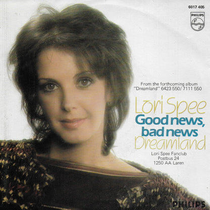 Lori Spee - Good news, bad news