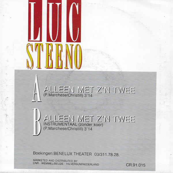 Luc Steeno - Alleen met z'n twee