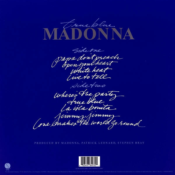 Madonna - True Blue (LP)