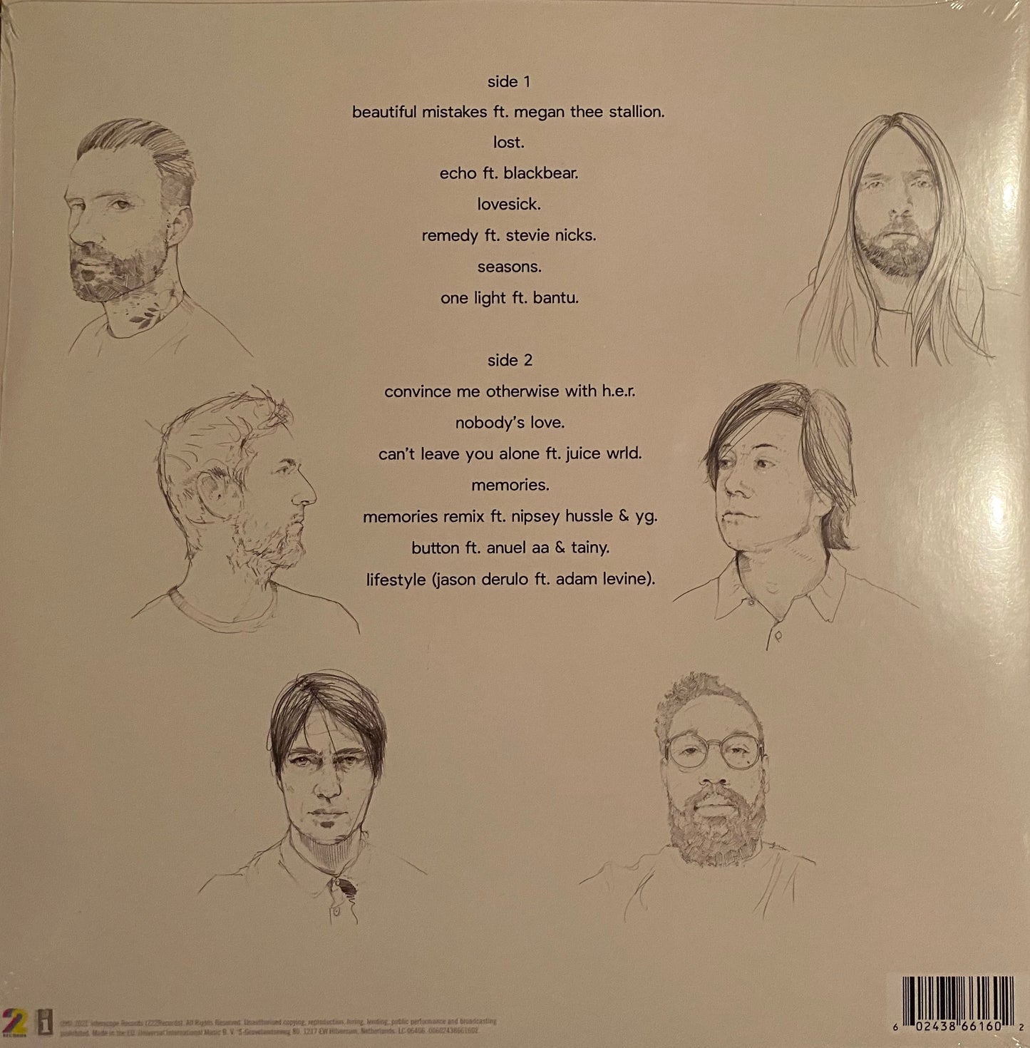 Maroon 5 - Jordi (Limited purple vinyl) (LP)