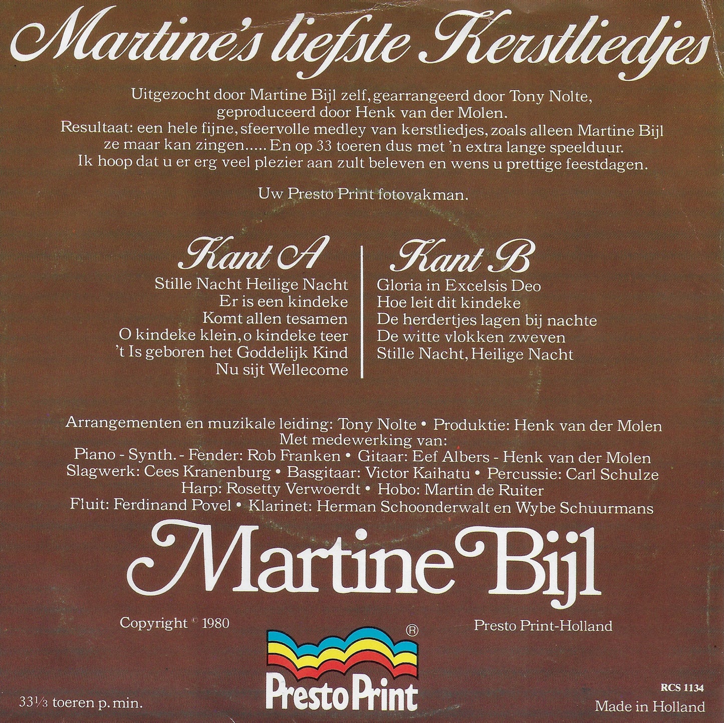 Martine Bijl - Martine's liefste Kerstliedjes