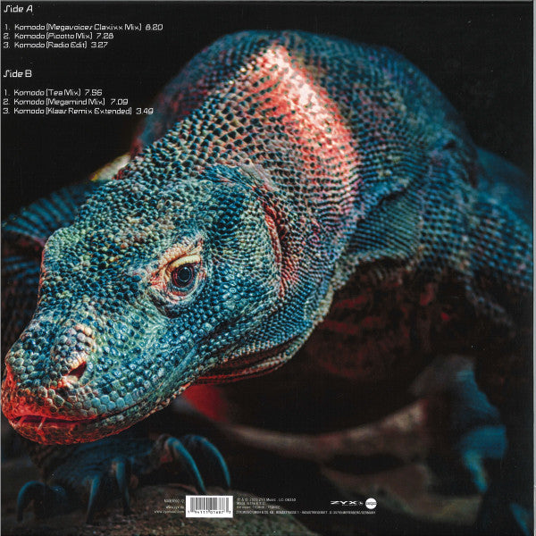 Mauro Picotto - Komodo (Limited edition, red vinyl) (12" Maxi Single)