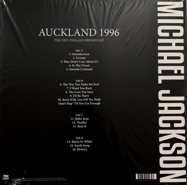 Michael Jackson - Auckland 1996: The New Zealand Broadcast (Limited edition, white vinyl) (2LP)