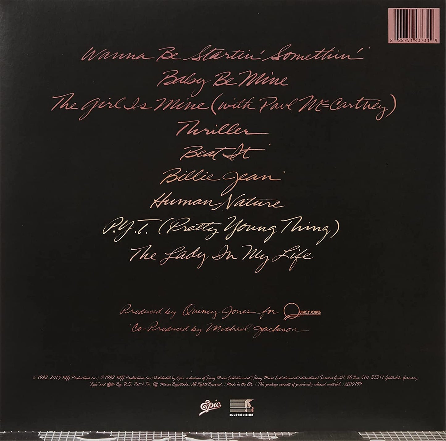 Michael Jackson - Thriller (LP)