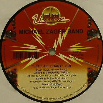 Michael Zager Band - Let's all chant  / Lime - Angel eyes (12" Maxi Single)