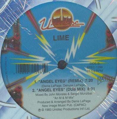 Michael Zager Band - Let's all chant  / Lime - Angel eyes (12" Maxi Single)
