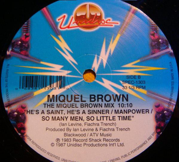 Miquel Brown - So many men, so little time (12" Maxi Single)
