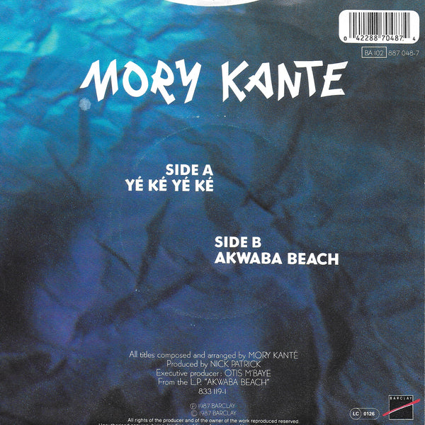 Mory Kante - Ye ke ye ke (Duitse uitgave)