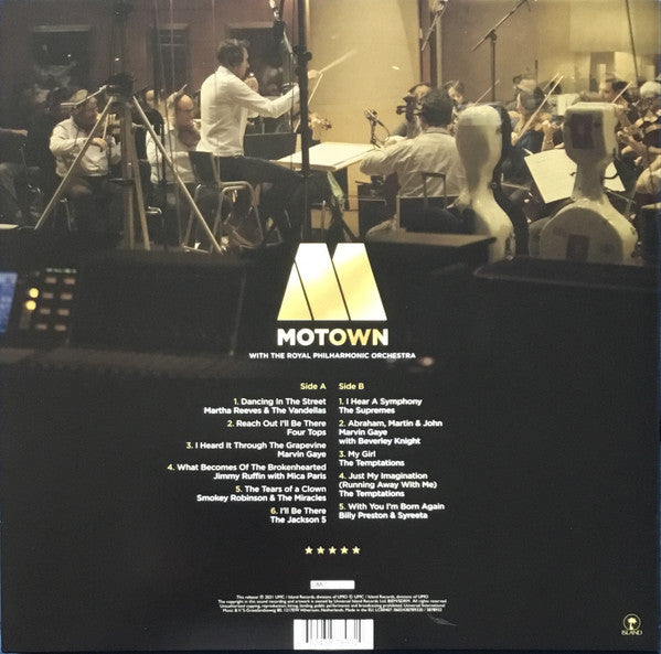 Motown With The Royal Philharmonic Orchestra - A Symphony Of Soul (Limited edition, gold vinyl) (LP)