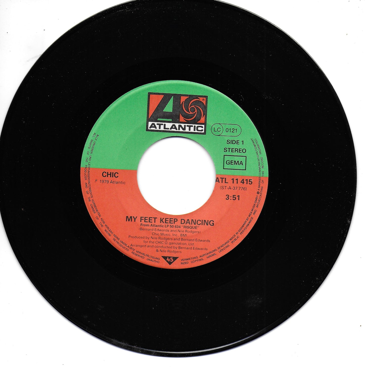 Chic - My feet keep dancing (Duitse uitgave)