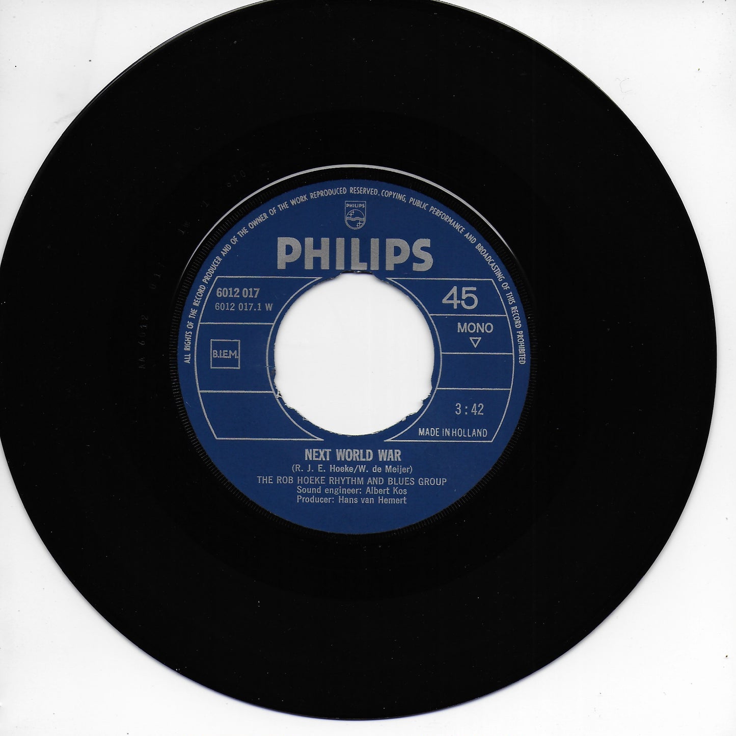 The Rob Hoeke Rhythm and Blues Group - Next world war
