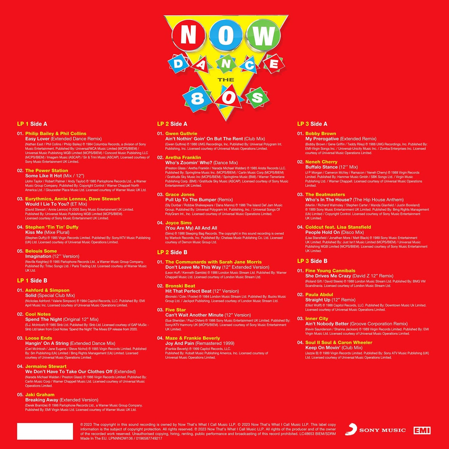 Various - Now Dance The 80s (3LP)