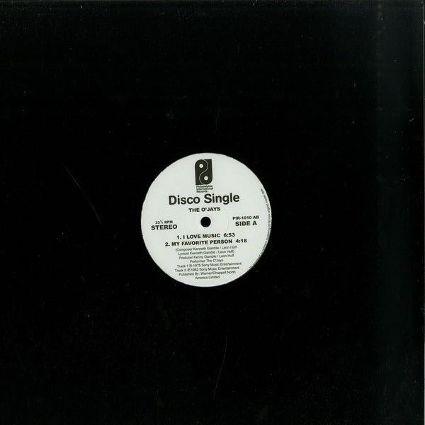 The O'Jays - I love music / Back stabbers (12" Maxi Single)