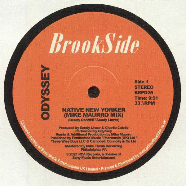 Odyssey - Native New Yorker / Use it up and wear it out (Mike Mauro mixes) (12" Maxi Single)