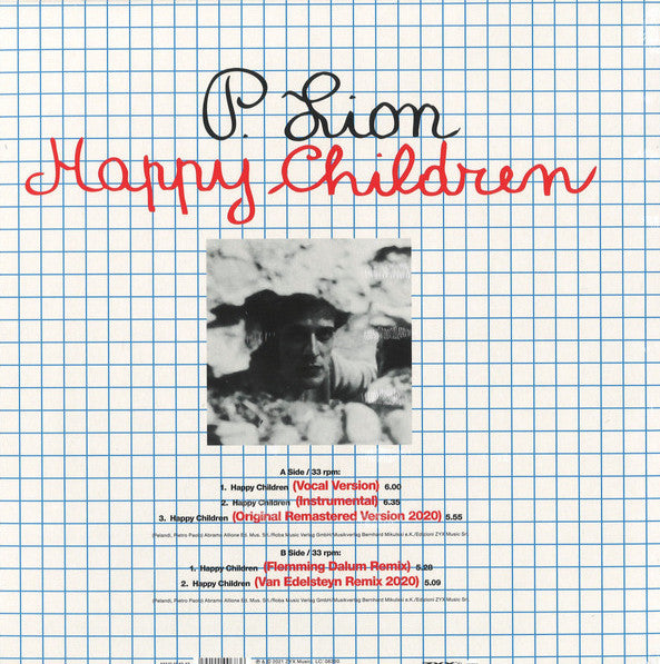 P. Lion - Happy Children (Original & remixes) (12" Maxi Single)