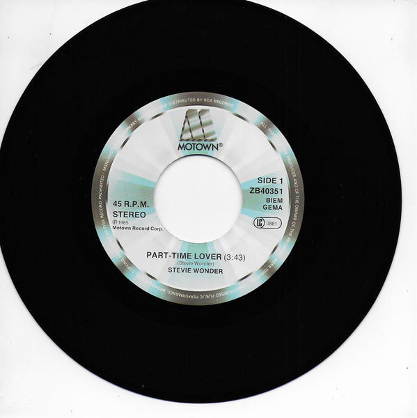 Stevie Wonder - Part-time lover (Duitse uitgave)