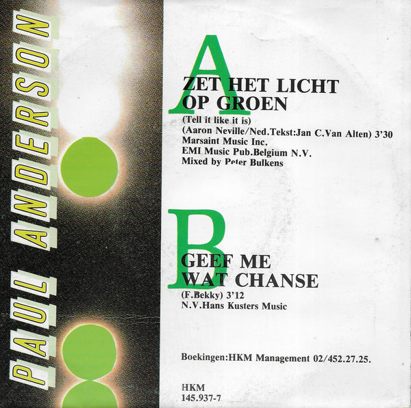 Paul Anderson - Zet het licht op groen