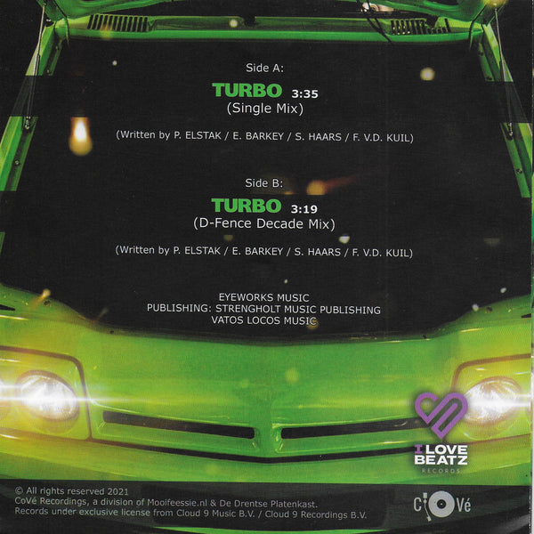 Paul Elstak & New Kids - Turbo (Limited edition, green vinyl)