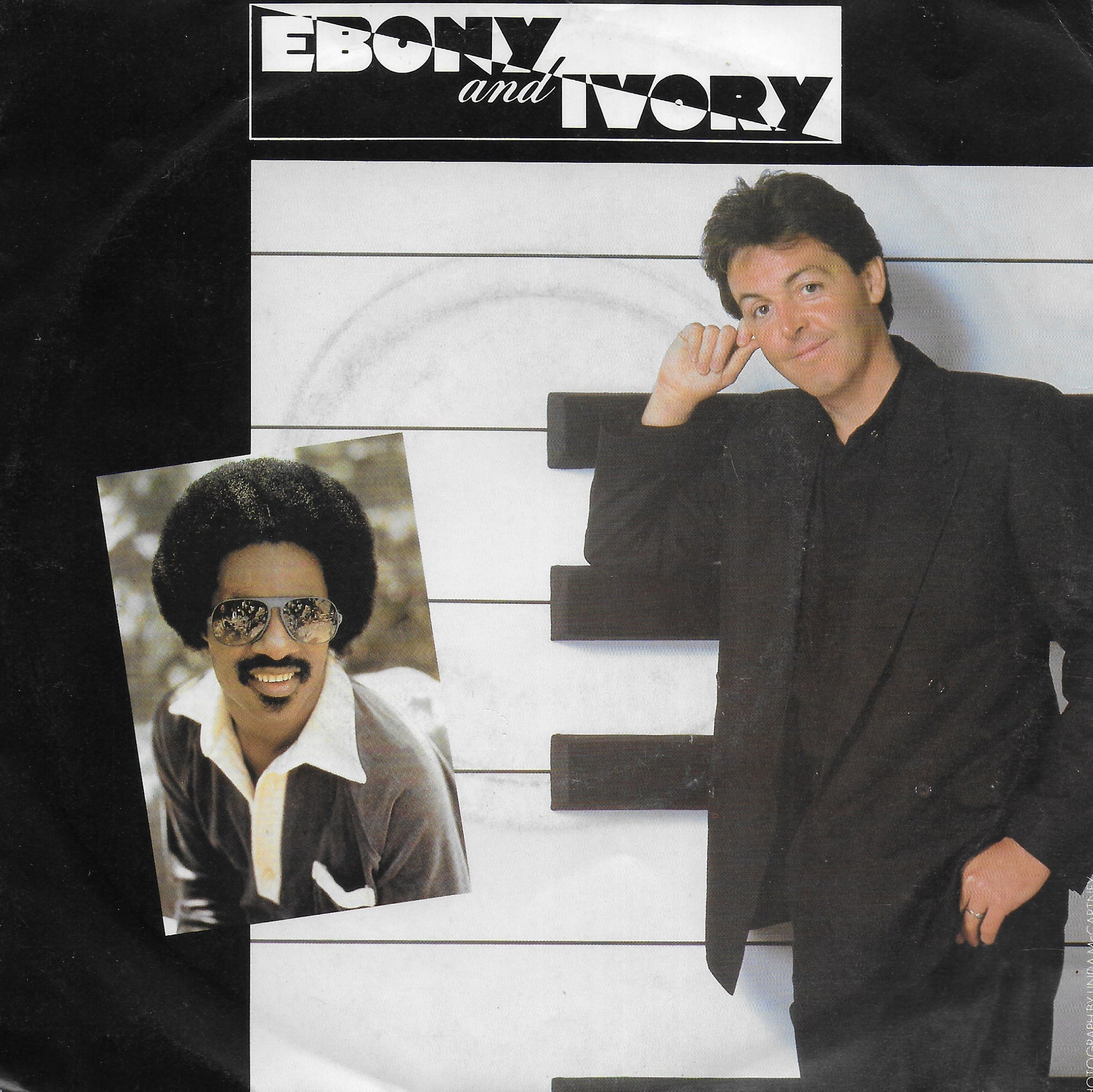 Paul McCartney & Stevie Wonder - Ebony and ivory (Duitse uitgave)