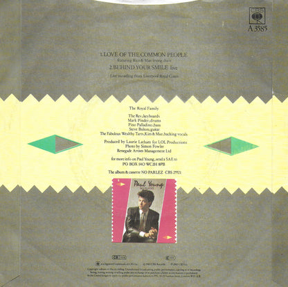 Paul Young - Love of the common people (Engelse uitgave)