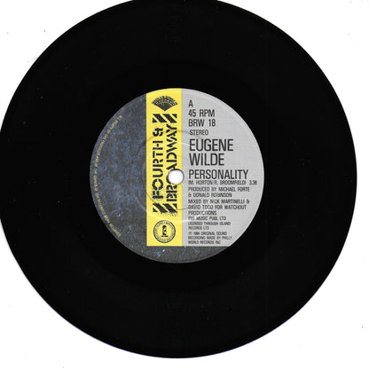 Eugene Wilde - Personality / Let her feel it (Engelse uitgave)
