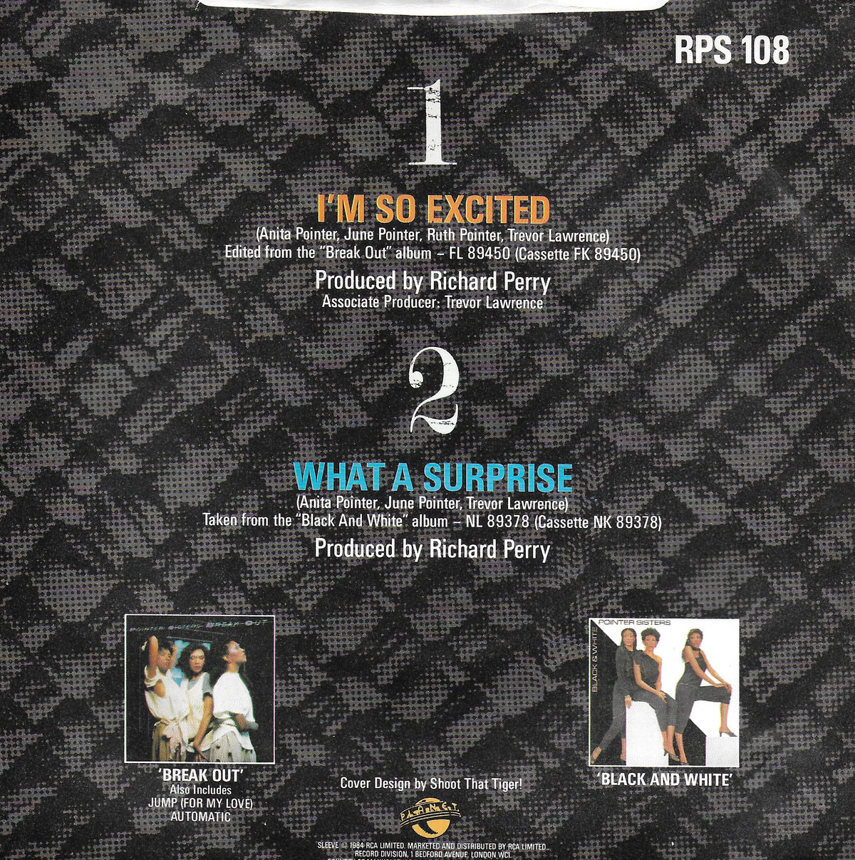 Pointer Sisters - I'm so excited (Engelse uitgave)