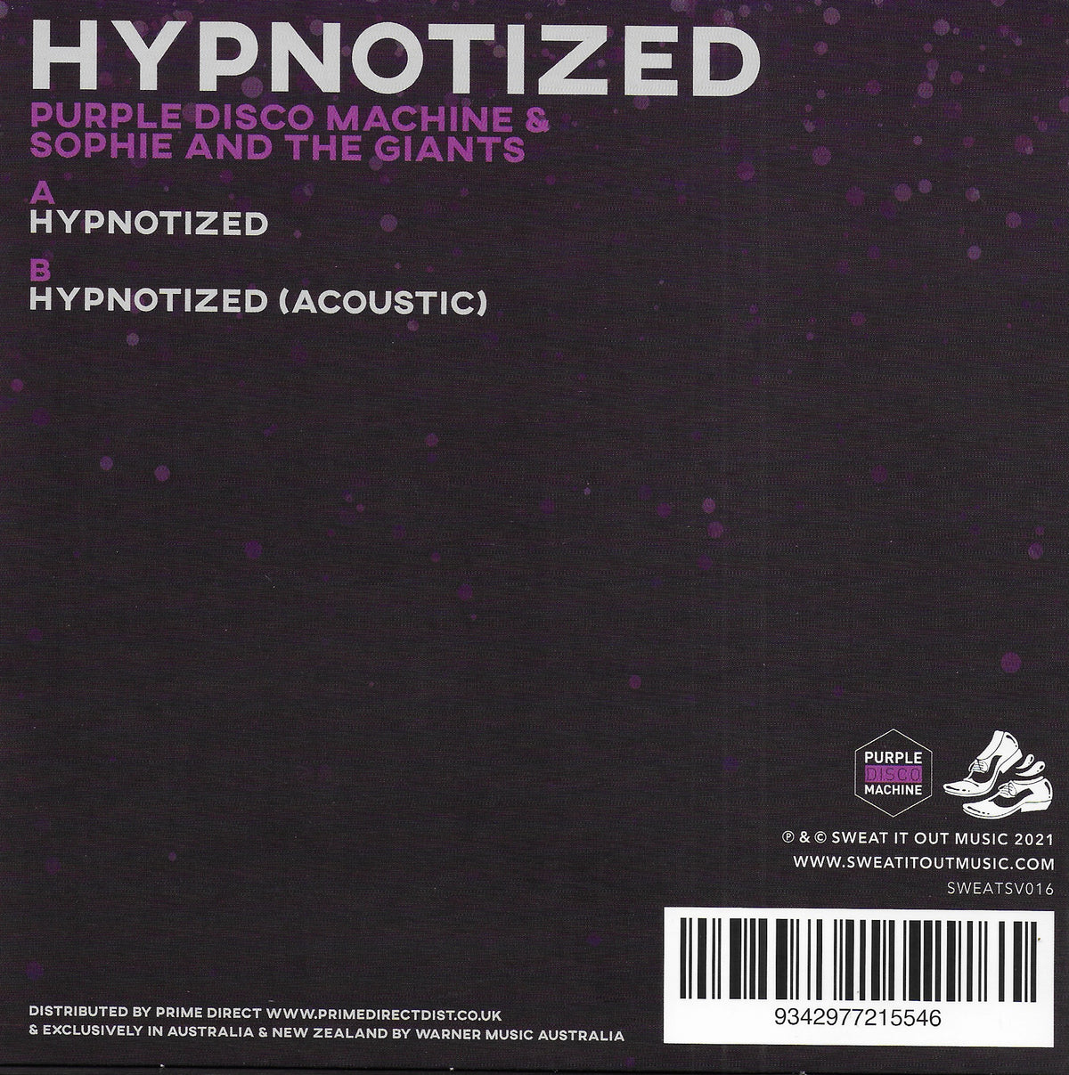 Purple Disco Machine & Sophie and the Giants - Hypnotized (Limited edition, purple vinyl)