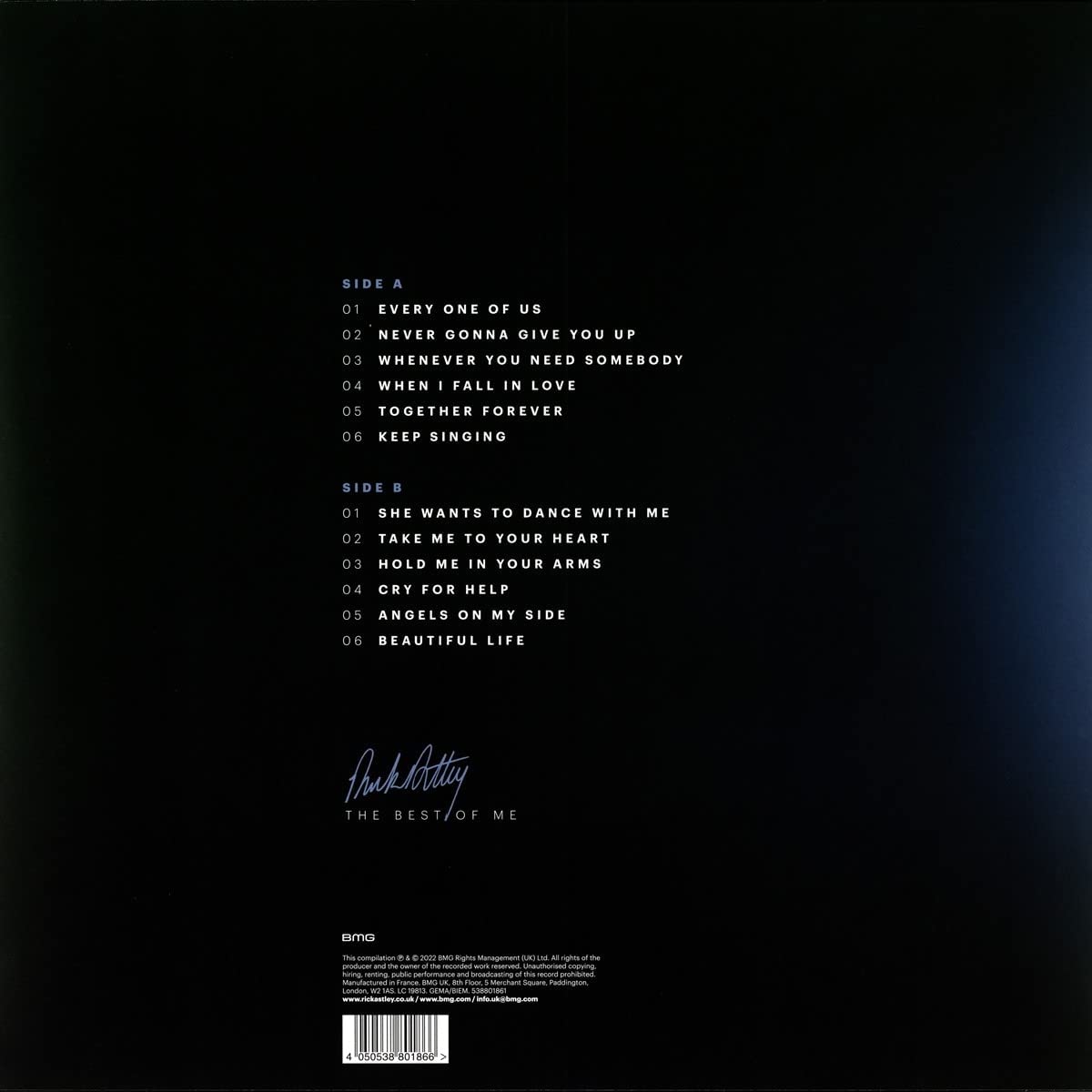 Rick Astley - The Best Of Me (LP)