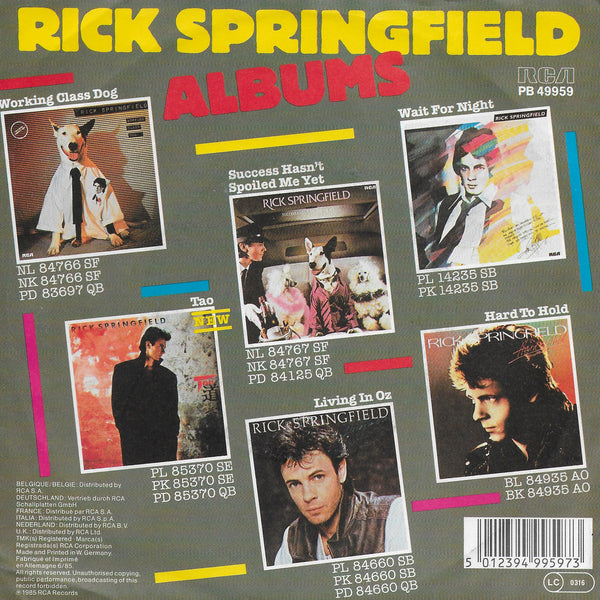 Rick Springfield - State of the heart