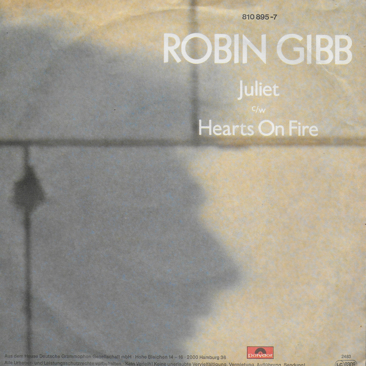 Robin Gibb - Juliet (Duitse uitgave)