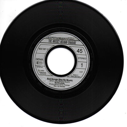 Elton John - Sad songs (say so much) (Duitse uitgave)