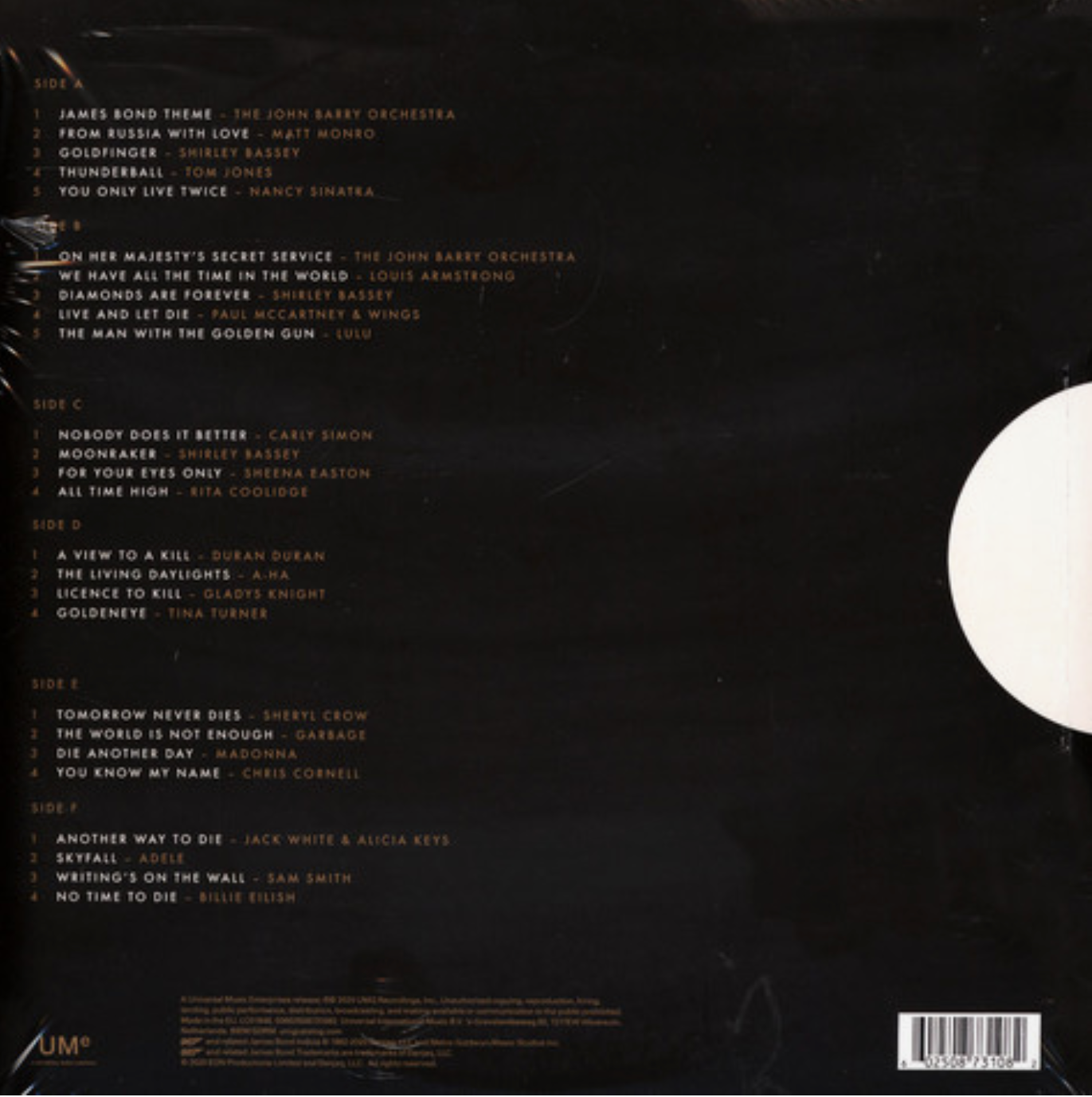 Various - The Best Of Bond...James Bond (3LP)