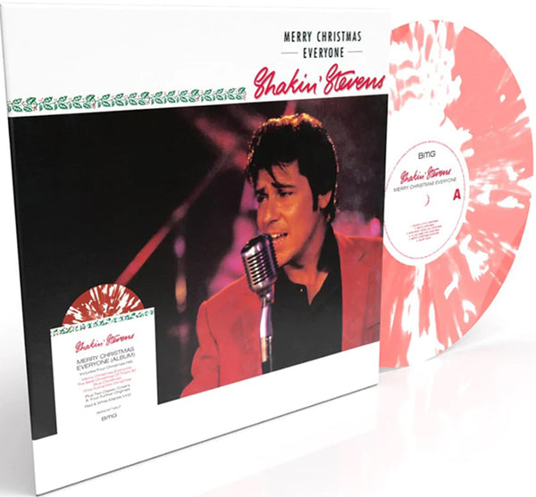 Shakin' Stevens - Merry Christmas Everyone (Limited edition, red & white marble vinyl) (LP)