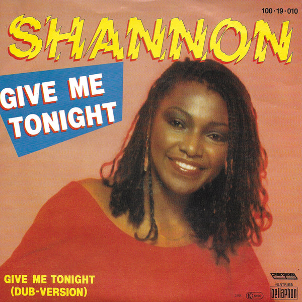 Shannon - Give me tonight (Duitse uitgave)