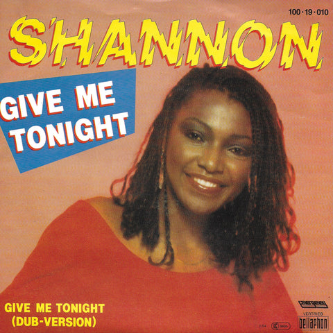 Shannon - Give me tonight (Duitse uitgave)