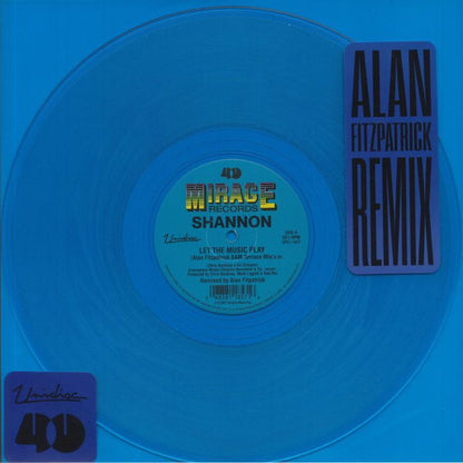 Shannon - Let the music play (Alan Fitzpatrick remix) (Translucent blue vinyl) (12" Maxi Single)