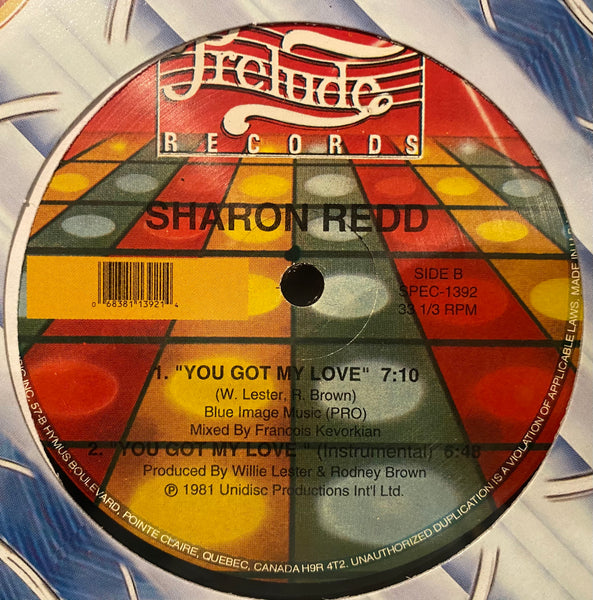 Sharon Redd - Love how you feel (12" Maxi Single)