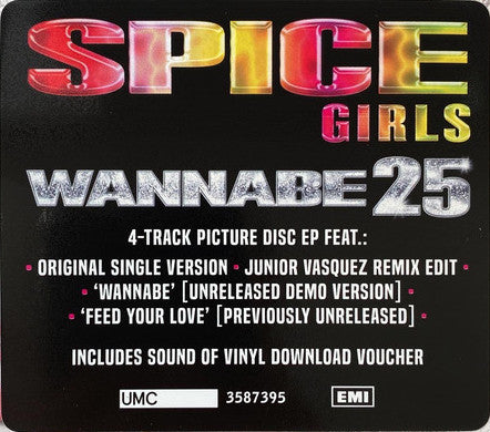 Spice Girls - Wannabe 25 (Picture disc) (12" Maxi Single)