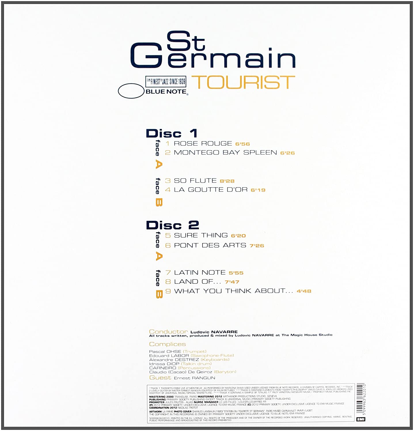 洋楽 St Germain / TOURIST 2LP St. Germain - Tourist (2LP) – Vinyl On 45