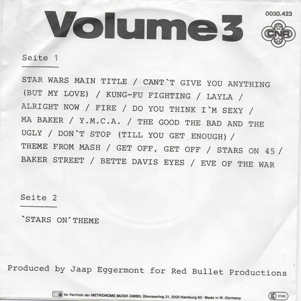 Stars on 45 - Volume 3 (Duitse uitgave)