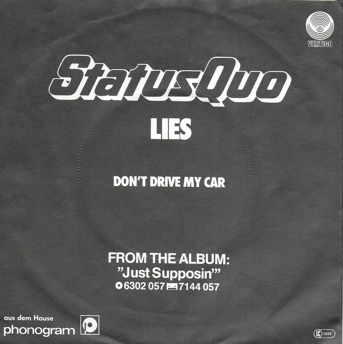 Status Quo - Lies (Duitse uitgave)