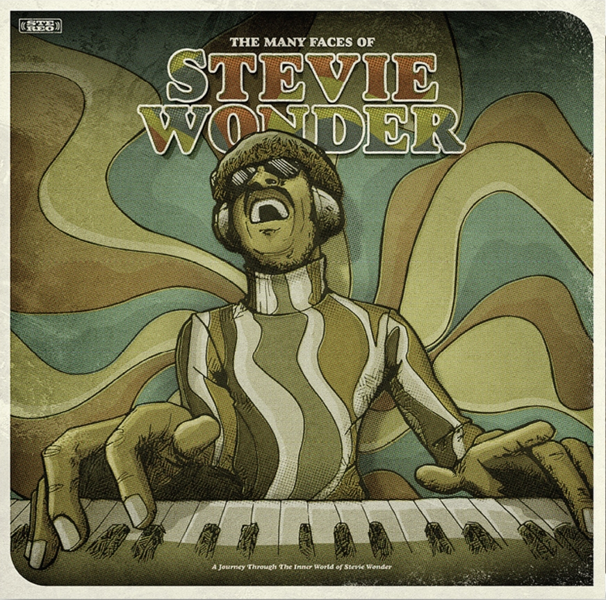 Stevie Wonder - The Many Faces Of (Limited edition, brown/yellow marbled vinyl)  (2LP)